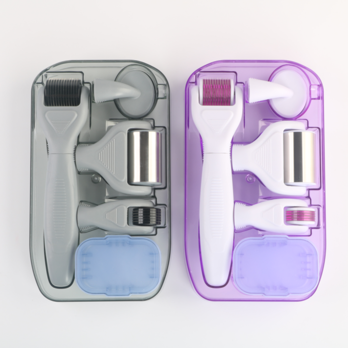 Dermaroller Ice 6-in-1 kit microneedling systeem voor huidverbetering - detail