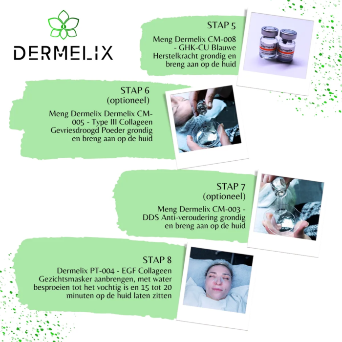 Dermelix Anti-aging behandeling stappen 5 tm 8