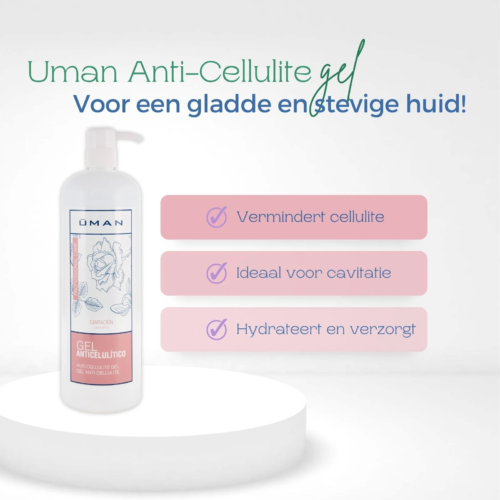 Uman Anti-Cellulite Gel voor Cavitatie – 1000 ml detail